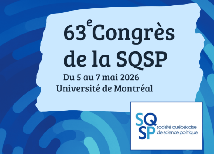 Tout un contingent de membres du GRCP au 63e Congrès de la SQSP !